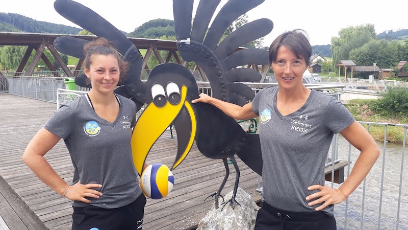 National champions Maria Obernosterer and Julia Frühbauer